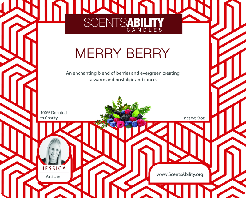 The Merry Berry candle